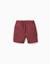 Short long cargo en sergé avec cordon de serrage Beige clair+Marrón 5 - vertbaudet enfant 