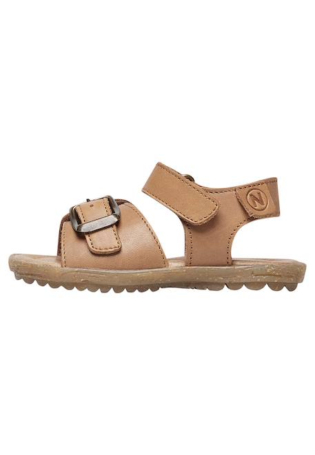 Sandales en cuir parin Blanc crème-+Cognac-+Marine- 8 - vertbaudet enfant 