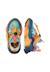 Sneakers en simili cuir et tissu technique yamano 3 junior. Marine-orange 4 - vertbaudet enfant 
