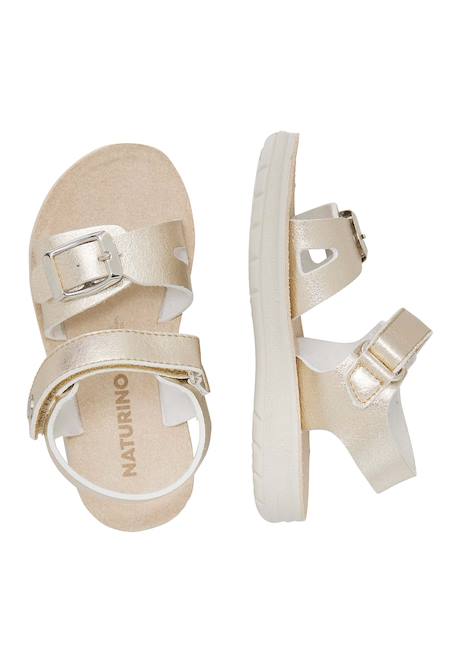 Sandales en cuir kimama Argent-+Or- 9 - vertbaudet enfant 
