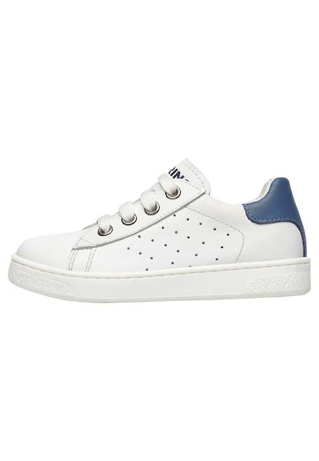 Baskets en cuir hasselt 2 zip. Blanc- 3 - vertbaudet enfant 