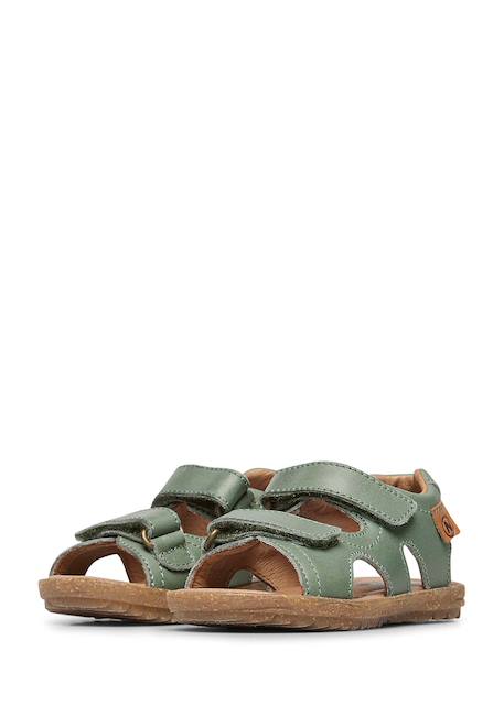 Sandales en cuir sky Beige-+Bleu clair-+Cognac-+Marine-+Orange-+Vert clair- 30 - vertbaudet enfant 