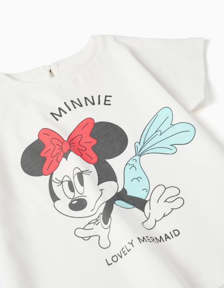 T-shirt et short en coton avec imprimé minnie Rose 3 - vertbaudet enfant 