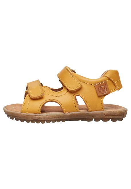 Sandales en cuir sky Beige-+Orange-+Vert clair- 8 - vertbaudet enfant 