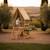 Maisonnette tente en bois fsc toboggan yuki 550 Naturel/vert 4 - vertbaudet enfant 