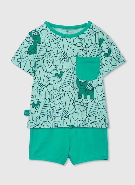 Bébé-Ensemble t-shirt et short bébé imprimé coton