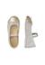 Ballerines en cuir laminé croise' tip Argent- 4 - vertbaudet enfant 
