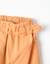 Jupe-short en coton avec nœud décoratif Jaune foncé 3 - vertbaudet enfant 