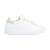 Baskets synthétique low cut lace-up sneaker White gold 1 - vertbaudet enfant 