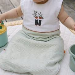 Linge de maison et décoration-Linge de lit bébé-Gigoteuse ouatinée en lin - botanica