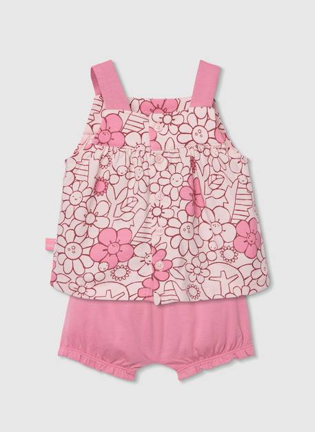 Ensemble en maille imprimé fleurs Multicolore 2 - vertbaudet enfant 