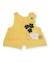 Blouse pour fille en tissu avec applications florales Jaune 1 - vertbaudet enfant 