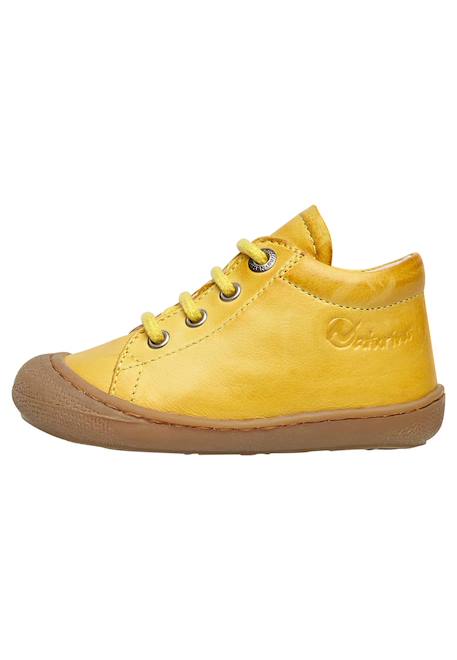 Chaussures premiers pas en cuir cocoon Bleu clair-+Bleu foncé-+Gris-+Jaune-+Sage- 19 - vertbaudet enfant 