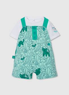 -Ensemble en maille imprimé bébé coton
