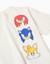 T-shirt en coton avec imprimés sonic & friends Blanc 3 - vertbaudet enfant 