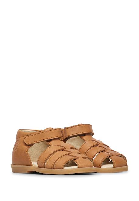 Sandales en cuir lombok Cognac- 2 - vertbaudet enfant 