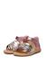 Sandales en cuir rubino Rose-+Rose-platine- 5 - vertbaudet enfant 