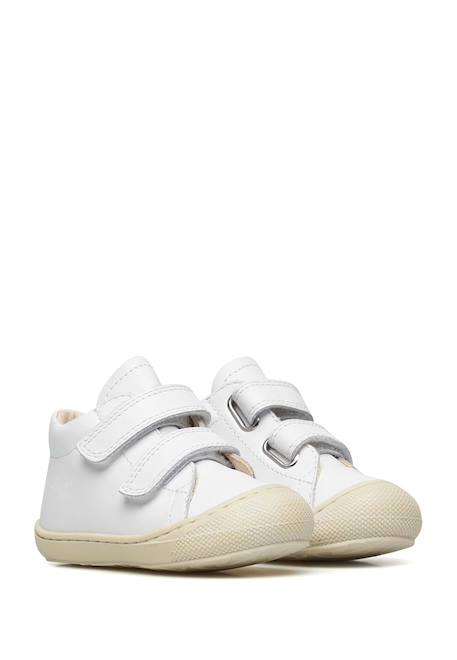 Chaussures premiers pas en cuir cocoon vl Blanc-+Bleu foncé-+Bleu-bleu ciel-+Gris-+Gris tourterelle-+Gris-bleu-+Jaune- 2 - vertbaudet enfant 