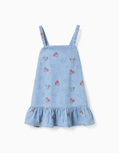 Bébé-Robe, jupe-Robe en jean sans manches avec motif minnie