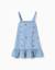 Robe en jean sans manches avec motif minnie Bleu 1 - vertbaudet enfant 