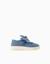 Ballerines en toile à semelle souple Bleu 1 - vertbaudet enfant 