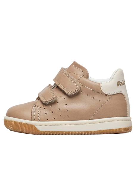 Baskets en nappa à scratch adam vl Blanc-+Gris tourterelle-+Marine- 8 - vertbaudet enfant 