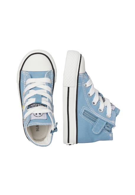 Baskets à la cheville en tissu ylfas. Blanc-+Bleu- 9 - vertbaudet enfant 