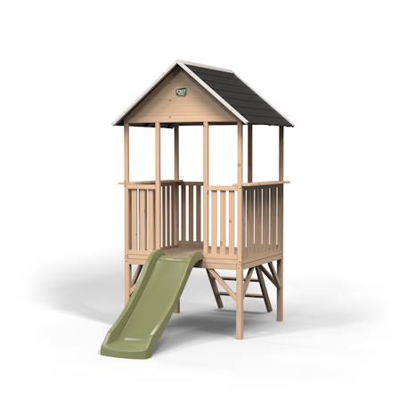Maisonnette en bois fsc sur pilotis panorama 300 Naturel 1 - vertbaudet enfant 