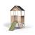 Maisonnette en bois fsc sur pilotis panorama 300 Naturel 1 - vertbaudet enfant 