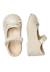 Ballerines en cuir ballet Platine- 4 - vertbaudet enfant 