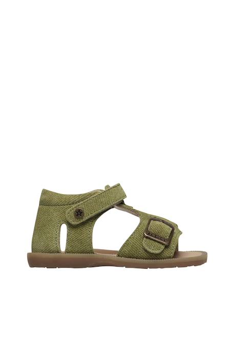 Sandales en suède quarzo Bleu-+Gris- 6 - vertbaudet enfant 