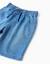 Short midi en jean à enfiler Bleu 3 - vertbaudet enfant 