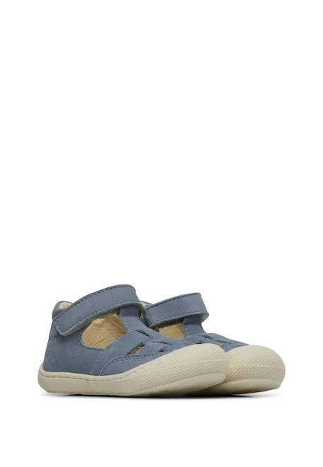 Sandales premiers pas en cuir wad Bleu- 2 - vertbaudet enfant 