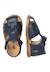 Sandales semi zaffiro Marine-+Marron- 4 - vertbaudet enfant 
