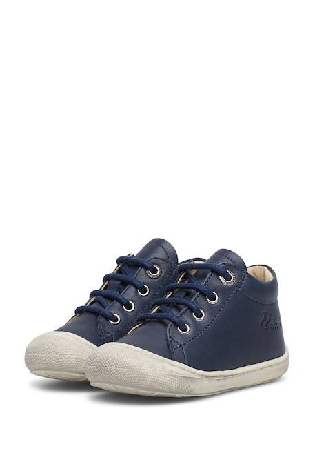 Chaussures en cuir cocoon Bleu-+Cognac-+Gris tourterelle-+Marine-+Vert foncé- 20 - vertbaudet enfant 