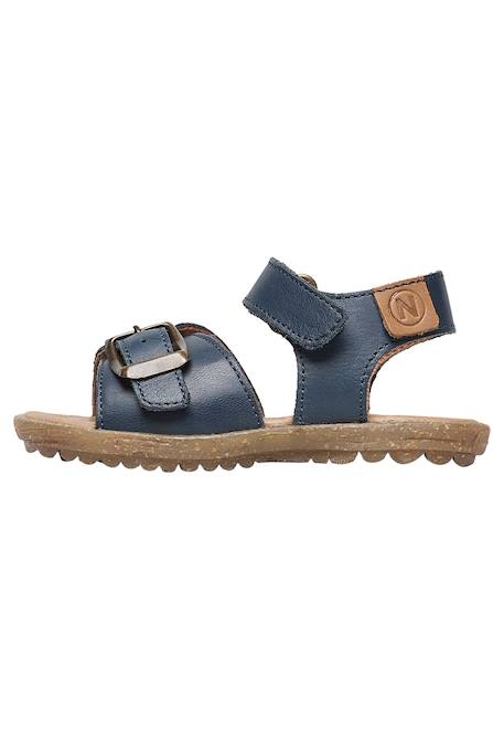 Sandales en cuir parin Blanc crème-+Cognac-+Marine- 13 - vertbaudet enfant 