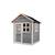 Maisonnette en bois fsc compacte loft 100 Gris+Naturel 1 - vertbaudet enfant 
