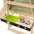 Maisonnette tente en bois fsc toboggan yuki 550 Naturel/vert 6 - vertbaudet enfant 