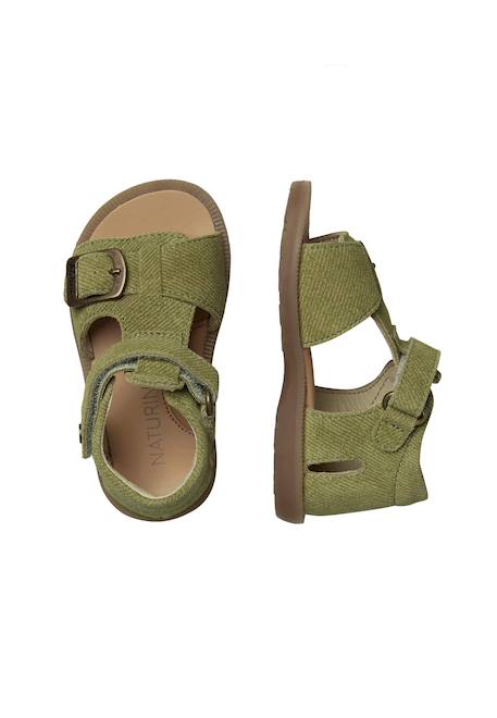 Sandales en suède quarzo Bleu-+Gris- 9 - vertbaudet enfant 