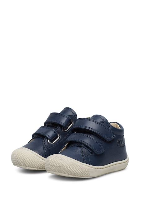 Chaussures en cuir cocoon vl Blanc-+Bleu foncé-+Bleu-bleu ciel-+Gris-+Gris tourterelle-+Gris-bleu-+Jaune-+Marron-+Vert foncé- 10 - vertbaudet enfant 