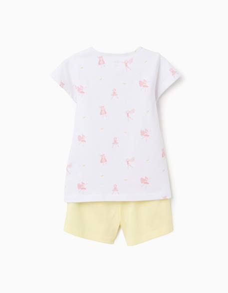 Pyjama à manches courtes en coton avec motif de super-héroïne Multicolore 2 - vertbaudet enfant 