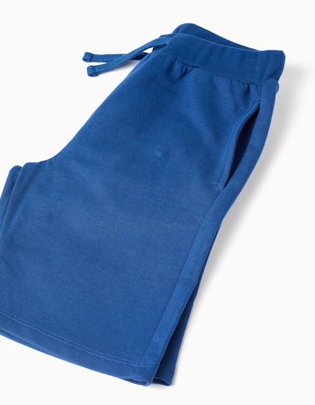 Ensemble t-shirt et short en coton avec imprimé spider-man Bleu foncé 4 - vertbaudet enfant 