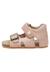 Sandales en cuir avec boucle et scratch bea Beige-+Bleu-+Gris-+Jaune-+Marine-+Marron-+Orange-+Rose-+Rouge- 38 - vertbaudet enfant 