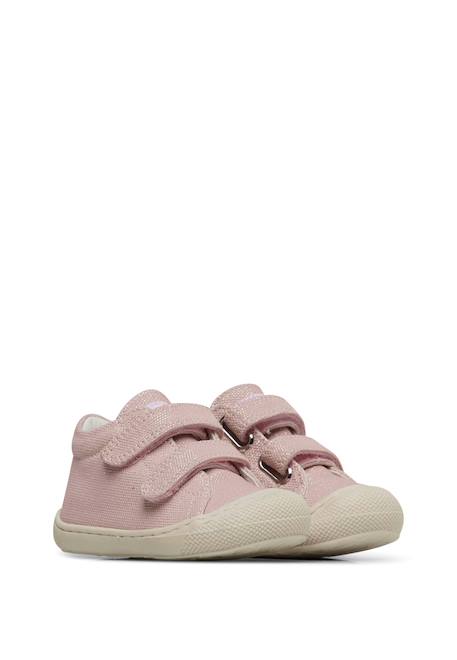 Chaussures en tissu avec paillettes cocoon vl Blanc-+Rose- 7 - vertbaudet enfant 