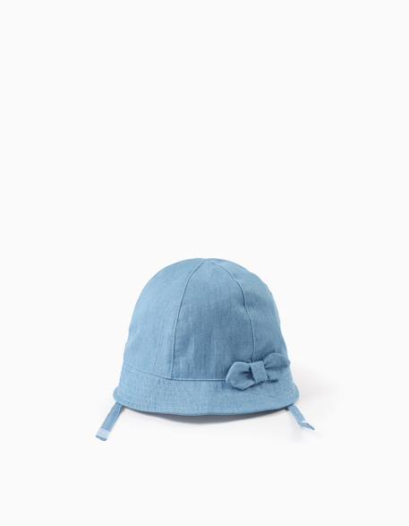 Bébé-Accessoires-Bob en jean avec nœud décoratif