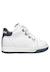 Baskets lacées en nappa bicolore adam Blanc-+Marine- 1 - vertbaudet enfant 