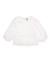 Blouse fille unie avec applications florales Blanc 1 - vertbaudet enfant 