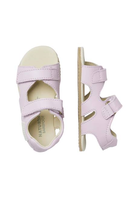 Sandales barefoot en cuir barefoot sky Rose- 4 - vertbaudet enfant 