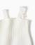 Barboteuse en maille avec détail ajouré Blanc 3 - vertbaudet enfant 