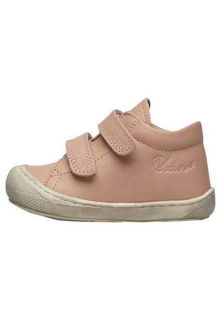 Chaussures en cuir cocoon vl Blanc-rose-+Rose-gris- 8 - vertbaudet enfant 